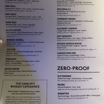Gamlin’s Maplewood - Signature and na drinks - Steakhouses Near Me - Maplewood, Missouri Gamlin’s Maplewood - Signature and na drinks - Steakhouses Near Me - Maplewood, Missouri