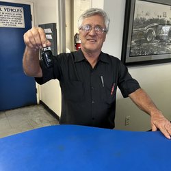 Bill Smith Automotive Car Service - Fred handing over my keys after servicing my car