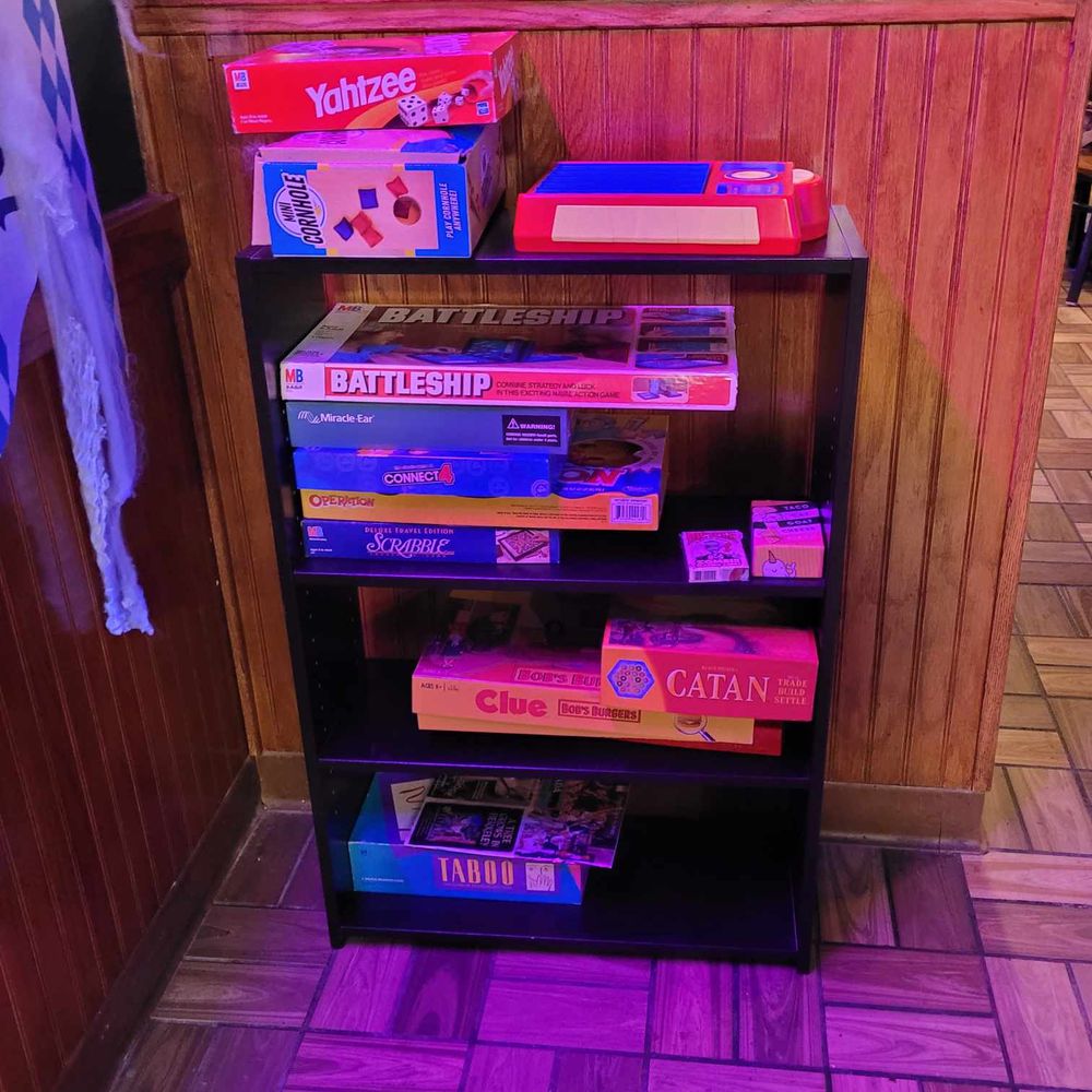 Van Hassler Brewing - game shelf - Breweries Near Me - Liverpool, New York Van Hassler Brewing - game shelf - Breweries Near Me - Liverpool, New York