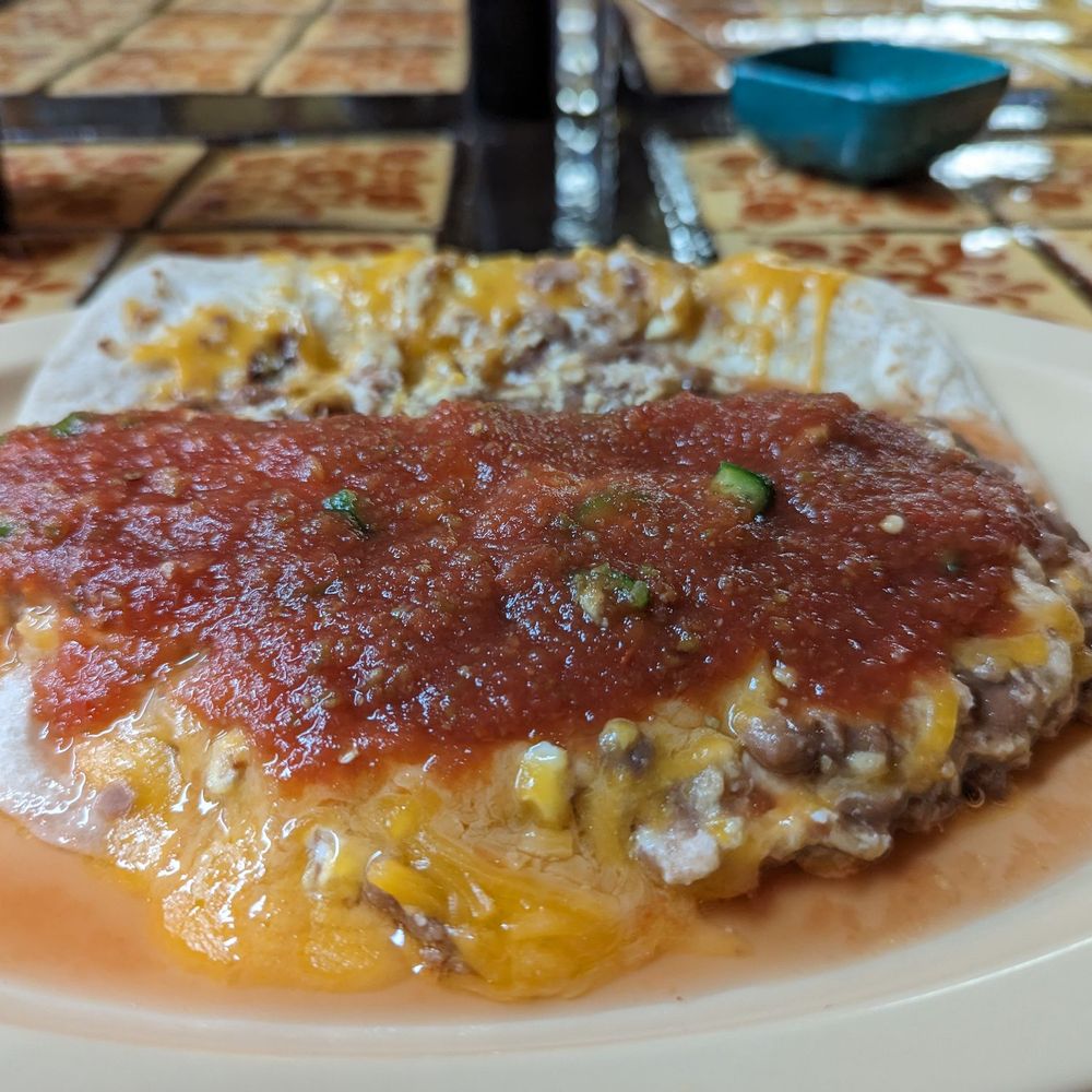 Nuestra Cocina - Bean Egg and Cheese Breakfast Taco. - Mexican Near Me - Harlingen, Texas