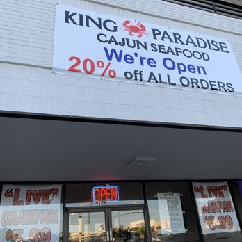 King Crab Paradise - the front of the restaurant - Seafood Near Me - Arlington, Texas King Crab Paradise - the front of the restaurant - Seafood Near Me - Arlington, Texas