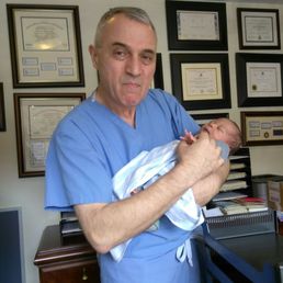 One week after he delivered our son. One week after he delivered our son.
