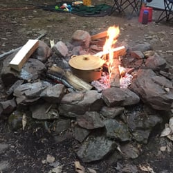 Pioneer Campground - Fire pit.