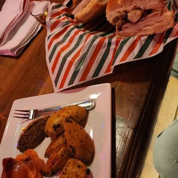 The Jasper - Leftover sub and fingerling potatos! The whole grain mustard was amazing. - Bars Near Me - Richmond, Virginia The Jasper - Leftover sub and fingerling potatos! The whole grain mustard was amazing. - Bars Near Me - Richmond, Virginia