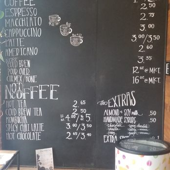 Bold Bean Coffee Roasters - Riverside - Very minimal and straight forward menu! - Coffee & Tea Near Me - Jacksonville, Florida