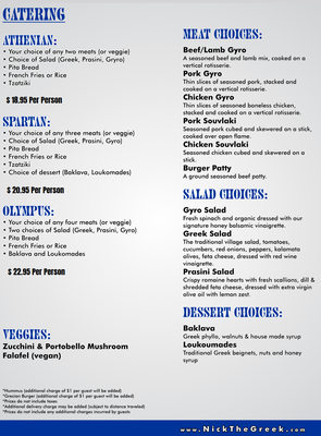 Menu photo 5 Nick The Greek Santa Barbara, CA Menu photo 5 Nick The Greek Santa Barbara, CA