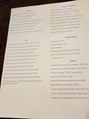 Menu photo 6 Stages At One Washington Dover, NH