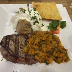 Restaurant Mühlen Bach - Pfeffersteak- medium rare wie bestellt, sehr lecker