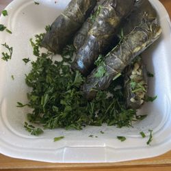 Al Nur Market & Grill - Grape leaves and parsley