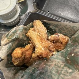 Garlic parmesan wings
