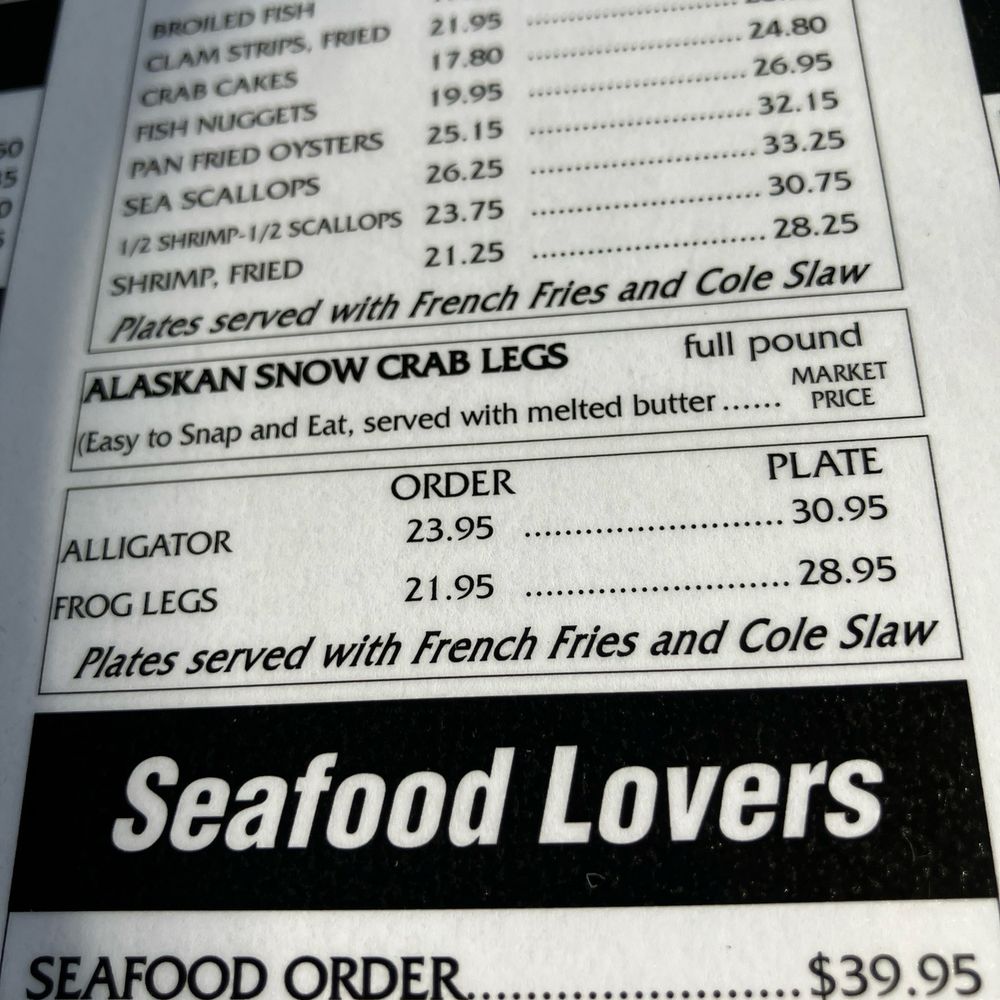 Mike Linnig's Restaurant - Some selections - Seafood Near Me - Louisville, Kentucky