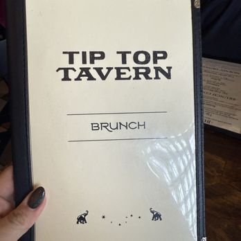 Tip Top Tavern - menu front - New American Near Me - Madison, Wisconsin Tip Top Tavern - menu front - New American Near Me - Madison, Wisconsin