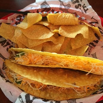 Tijuana Flats - Two beef tacos with cheese and jalapeños - Mexican Near Me - Brandon, Florida Tijuana Flats - Two beef tacos with cheese and jalapeños - Mexican Near Me - Brandon, Florida