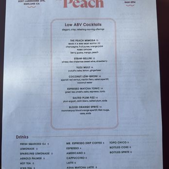 The Peach - Breakfast & Brunch Near Me - Oakland, California
