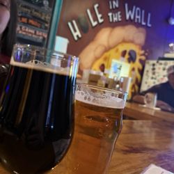 Hole In The Wall Pizza - On tap from Crafty Bastards that share space.