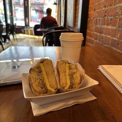 Norma’s - The "southerner" breakfast sandwich was AMAZING! Love their London fog as well.