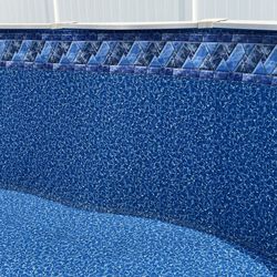 Oval above ground pool installation