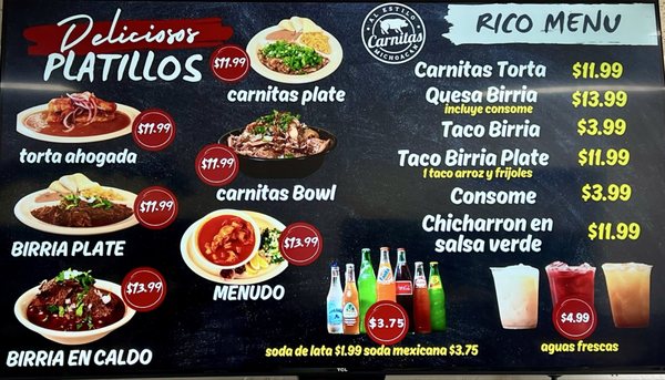 Menu photo 1 Carnitas Al Estilo Michoacan Ontario, CA