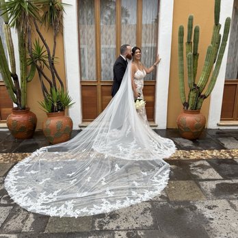 Trudys Brides & Special Occasions - Eddy K dress with matching Veil - Women's Clothing Near Me - San Jose, California Trudys Brides & Special Occasions - Eddy K dress with matching Veil - Women's Clothing Near Me - San Jose, California