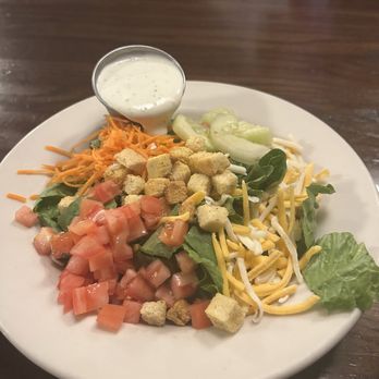 Hamilton's Steakhouse - Side House Salad with Ranch - Steakhouses Near Me - Asheboro, North Carolina Hamilton's Steakhouse - Side House Salad with Ranch - Steakhouses Near Me - Asheboro, North Carolina