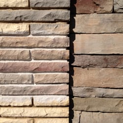 Guy P Ouellette Painting - Painted masonry to match stone wall