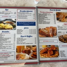 Photo of Bendix Diner - Hasbrouck Heights, NJ, United States. Breakfast menu.