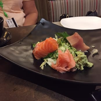 8 Asian Restaurant - Albacore and Salmon sashimi, or what's left of it. - Asian Fusion Near Me - Auburn, Washington