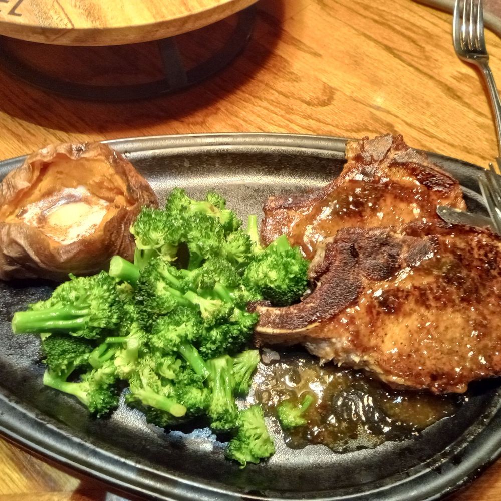 The Mustard Glazed Pork Chops. The Mustard Glazed Pork Chops.