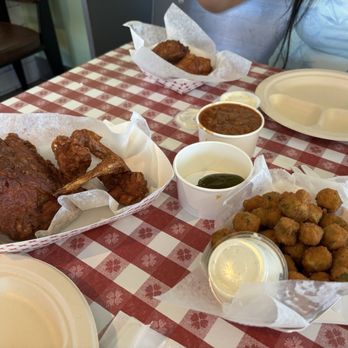 Gus's World Famous Fried Chicken - Breast & wings. Fried okra. - Southern Near Me - Burbank, California Gus's World Famous Fried Chicken - Breast & wings. Fried okra. - Southern Near Me - Burbank, California