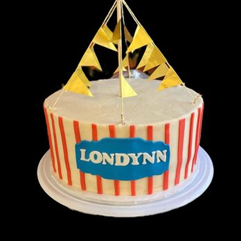 Sugar Shells Custom Cakes and More - Beautiful Circus Themed Cake - Chocolate w/ Raspberry filling yum - Custom Cakes Near Me - El Mirage, Arizona Sugar Shells Custom Cakes and More - Beautiful Circus Themed Cake - Chocolate w/ Raspberry filling yum - Custom Cakes Near Me - El Mirage, Arizona