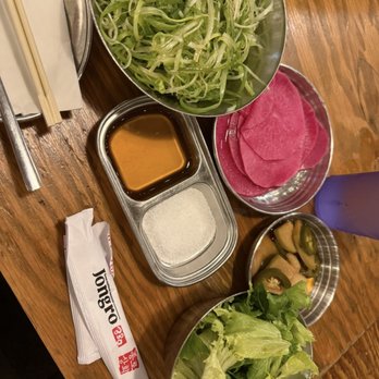 Jongro BBQ - Banchan - Korean Near Me - New York, New York