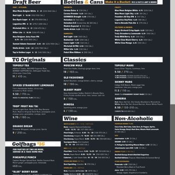 Topgolf - Drinks menu - Golf Near Me - Germantown, Maryland Topgolf - Drinks menu - Golf Near Me - Germantown, Maryland