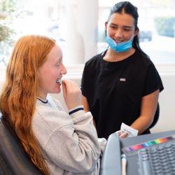 Beckstrom Orthodontics - Patient during treatment.