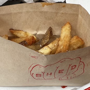 Shed - Cute lil bag for fries! - Fast Food Near Me - Tofino, British Columbia