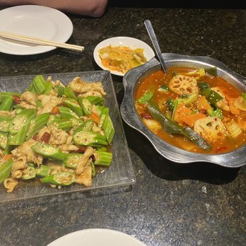 Yummy Spicy - V14. Vegetable Mala Tang C13. Chicken with Okra - Szechuan Near Me - Doraville, Georgia Yummy Spicy - V14. Vegetable Mala Tang C13. Chicken with Okra - Szechuan Near Me - Doraville, Georgia