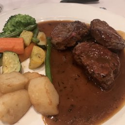 Beef medallions. Beef medallions.