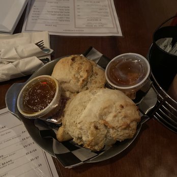 Biscuits and Bourbon - Buttermilk biscuits with habanero jam and clover honey. - New American Near Me - Henderson, Nevada