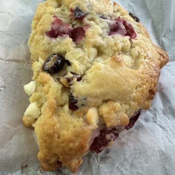 Shahin Sweets Box - White chocolate and raspberry scone - Custom Cakes Near Me