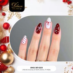 Deluxe Nails and Spa - Enjoy a peaceful nail appointment during the busy holiday season.