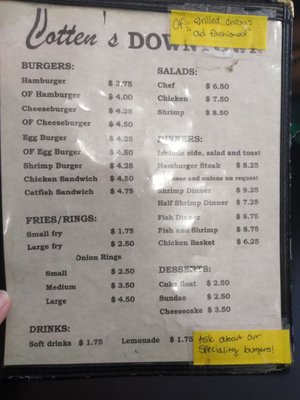 Menu photo 3 Cotten's Downtown Lake Charles, LA