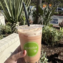 Rose milk boba Rose milk boba