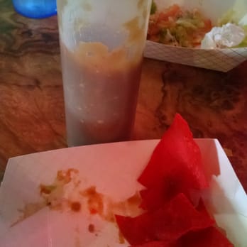 Ray's Drive Inn - Stale chips and flavorless salsa squirt bottle in an insultingly lazy dish - Tex-Mex Near Me - San Antonio, Texas Ray's Drive Inn - Stale chips and flavorless salsa squirt bottle in an insultingly lazy dish - Tex-Mex Near Me - San Antonio, Texas