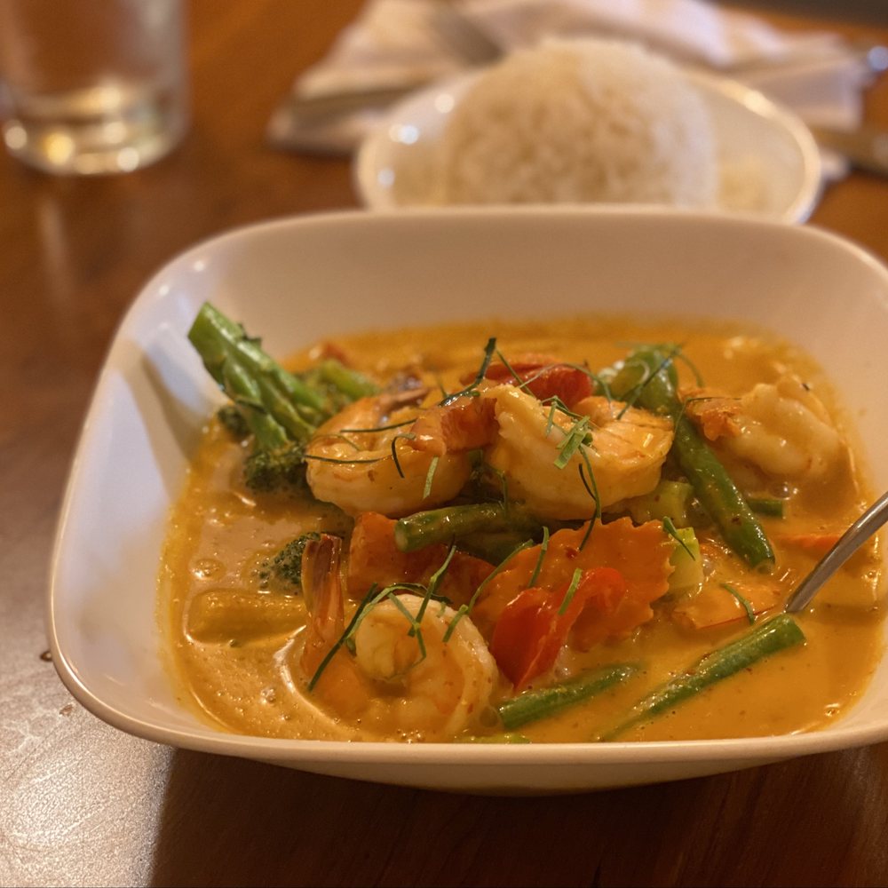 Panang Curry with shrimp Panang Curry with shrimp
