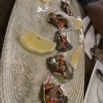 Piedra Santa - Oysters in mezcal ponzu - Mexican Near Me - Tijuana, BCN