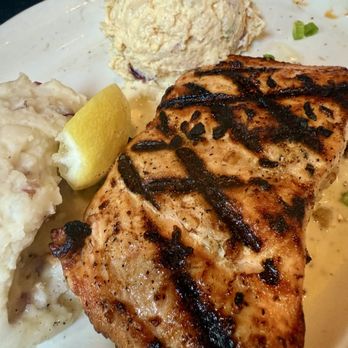 Lucille's Smokehouse Bar-B-Que - June 15, 2025 | Sunday | Grilled Salmon| Roasted Garlic Mashed Potatoes | Potato Salad - Barbeque Near Me - Cerritos, California Lucille's Smokehouse Bar-B-Que - June 15, 2025 | Sunday | Grilled Salmon| Roasted Garlic Mashed Potatoes | Potato Salad - Barbeque Near Me - Cerritos, California