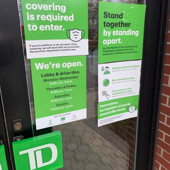 Td bank - Hours and Covid policy, - Banks & Credit Unions Near Me - North Arlington, New Jersey Td bank - Hours and Covid policy, - Banks & Credit Unions Near Me - North Arlington, New Jersey