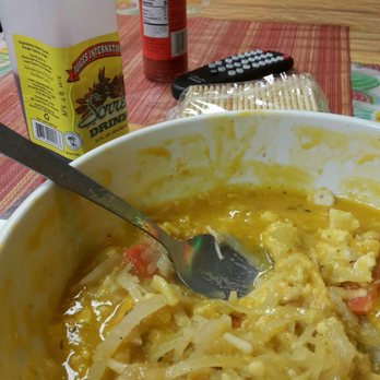 Eddy's Jerk Center - The Chicken soup is amazing. I added a small side of cabbage and carrot, and YO! Crazy!!! - Caribbean Near Me - Newburgh, New York Eddy's Jerk Center - The Chicken soup is amazing. I added a small side of cabbage and carrot, and YO! Crazy!!! - Caribbean Near Me - Newburgh, New York