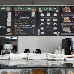 Pronto Donuts - Menu with prices. December 29th, 2023
