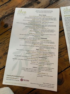 Menu photo 5 We Olive & Wine Bar Los Gatos, CA Menu photo 5 We Olive & Wine Bar Los Gatos, CA