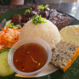Korean short rib plate